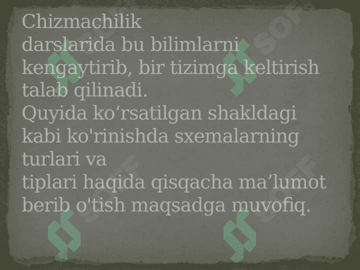 Sxemalar va qurilish chizmalarini o’qish va bajarishni o’rgatish metodikasi 5