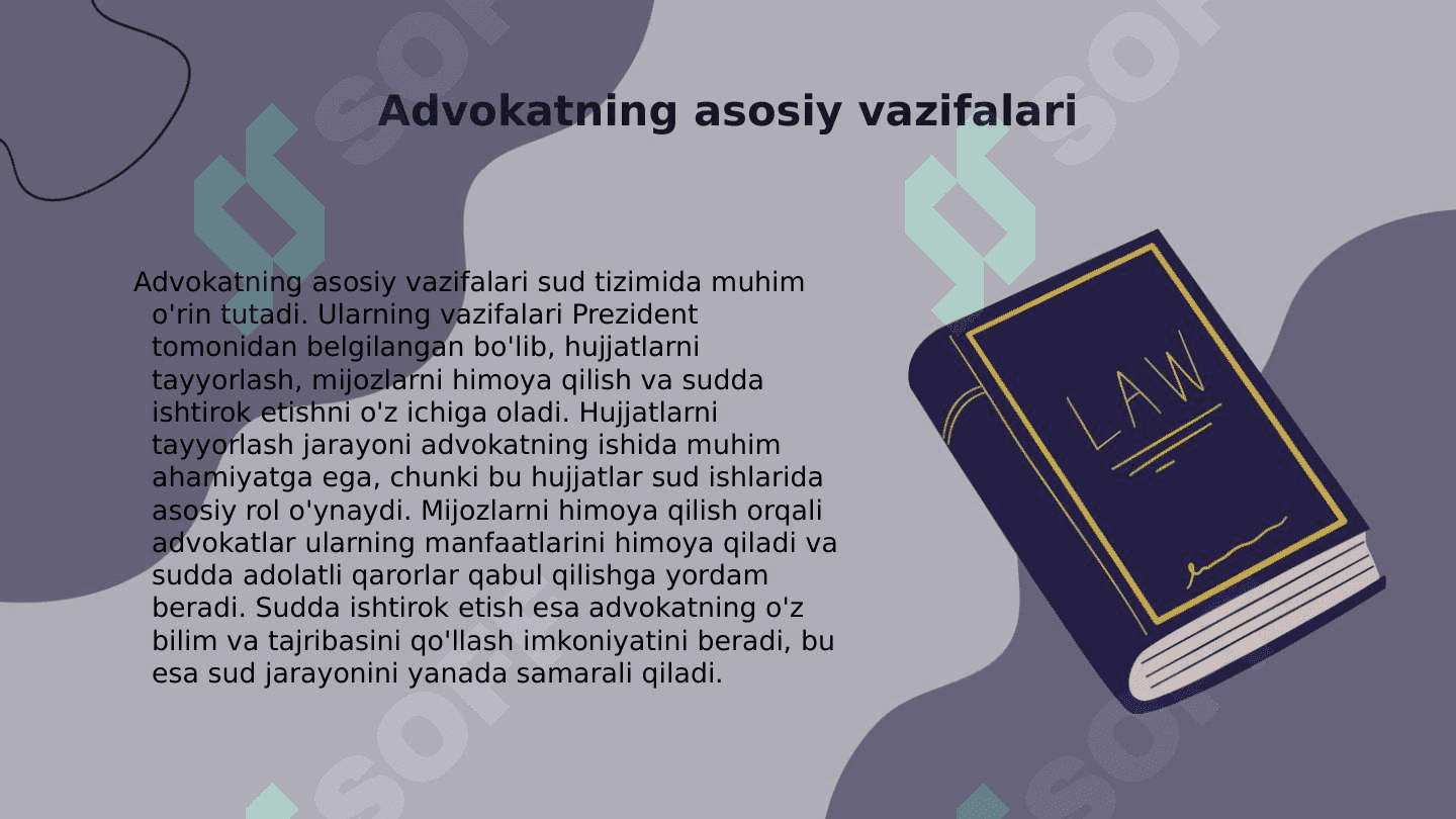 Fuqarolik sud ishlarini yuritishda advokatning ishtiroki 3