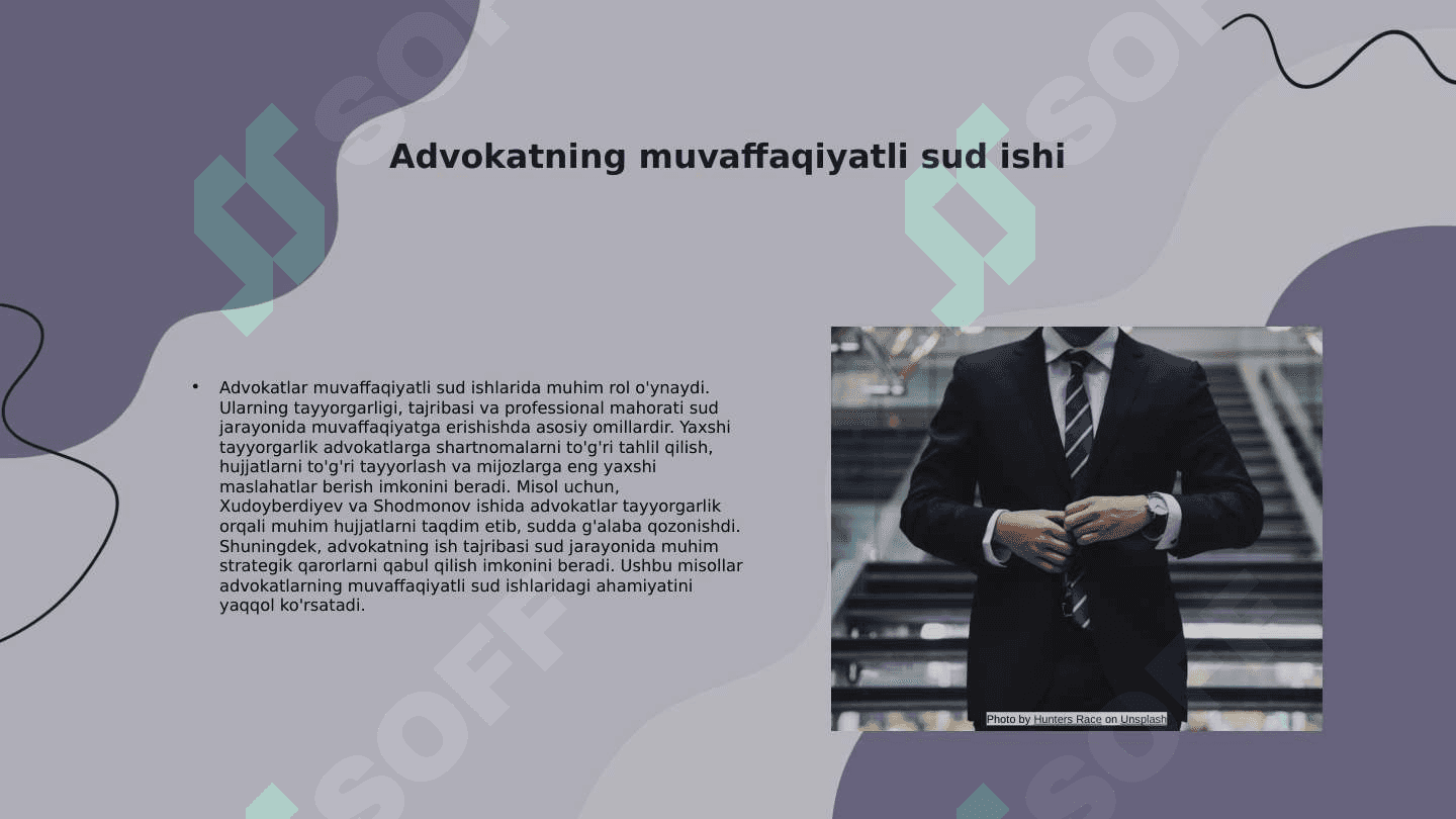 Fuqarolik sud ishlarini yuritishda advokatning ishtiroki 7