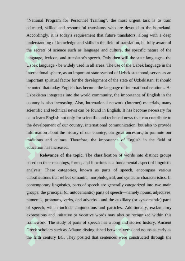 Semantic classification of adverbs. Adverbs of Cause and Consequence 6