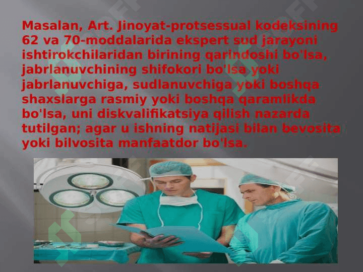 Sud-tibbiy ekspertizada etika masalalari 6