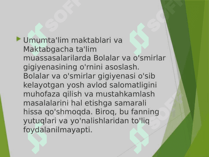 Maktabgacha bolalar muassasalari va maktablarga bo'lgan umumiy talab 2