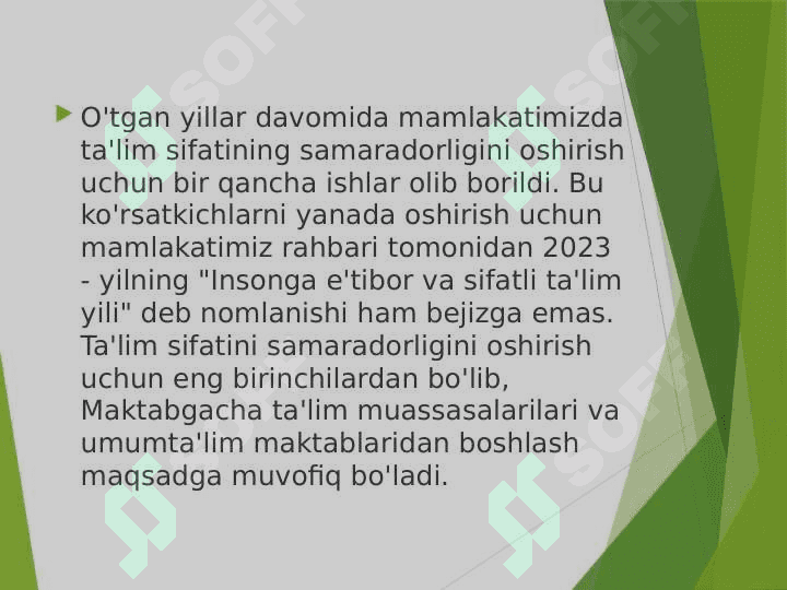 Maktabgacha bolalar muassasalari va maktablarga bo'lgan umumiy talab 4