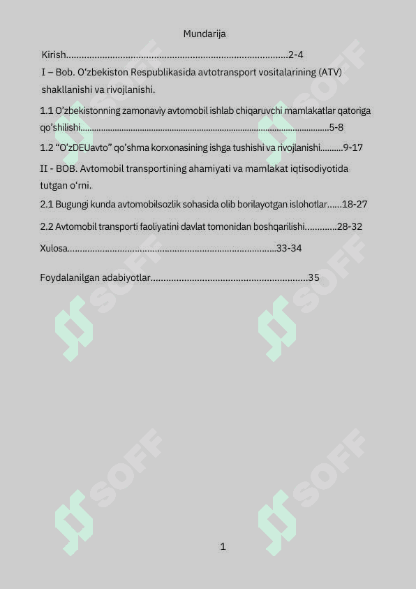 Mustaqillik yillarda avtomobilsozlik 2