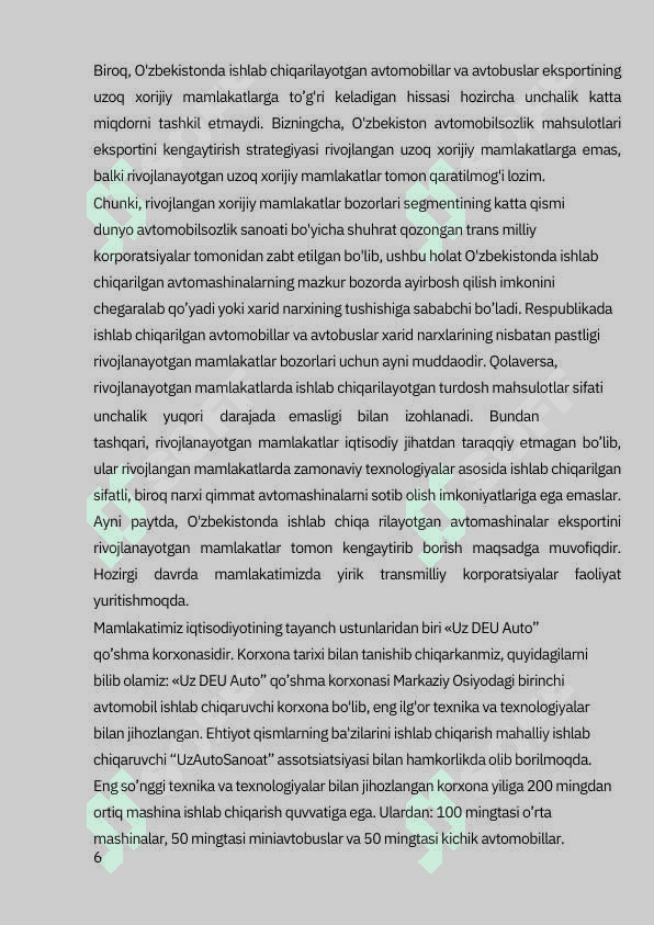 Mustaqillik yillarda avtomobilsozlik 7
