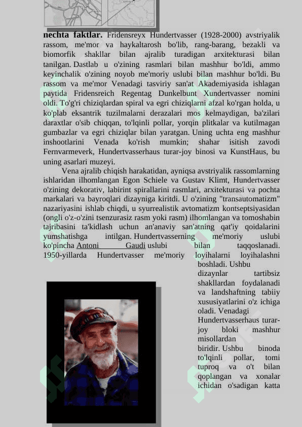 Avstriyalik Hundertwasserning g'alati uyi 3
