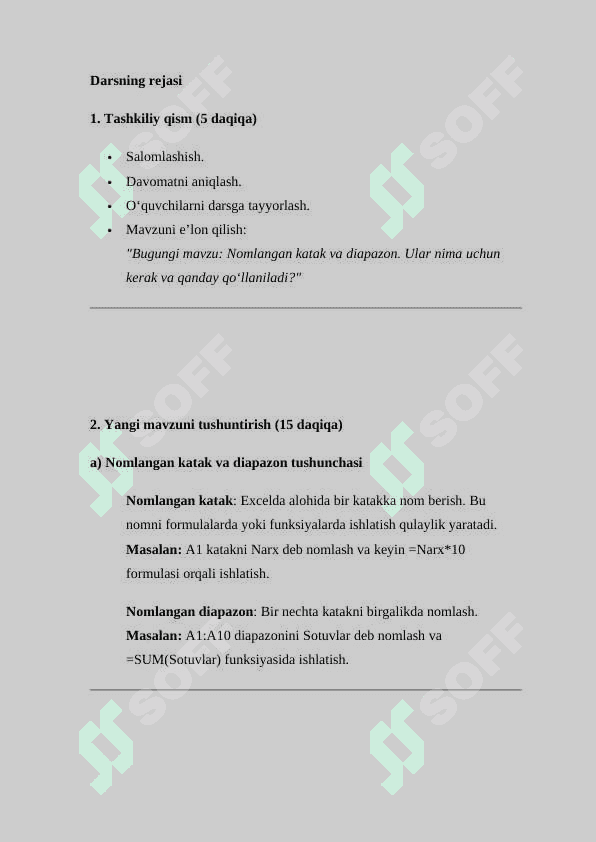 Nomlangan katak va diapazon ( Dars ishlanmasi ) 2