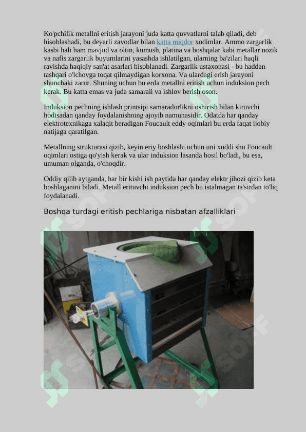Qozon qurilmalari ishning samaradorligini va puxtaligini ta`mirlash. 2