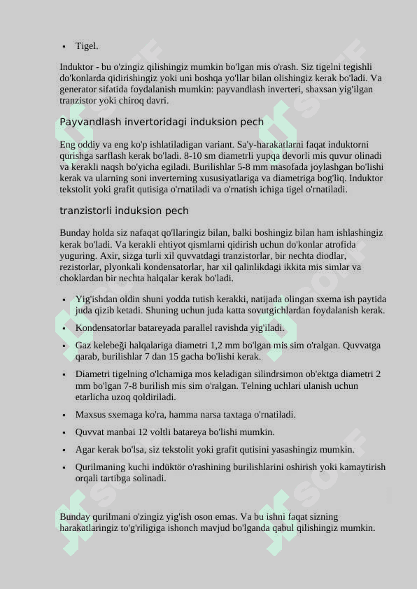Qozon qurilmalari ishning samaradorligini va puxtaligini ta`mirlash. 5