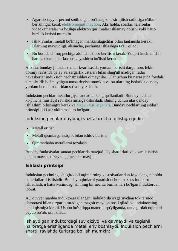 Qozon qurilmalari ishning samaradorligini va puxtaligini ta`mirlash. 7