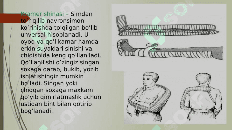 TIBBIY IMMOBILIZATSIYA 4