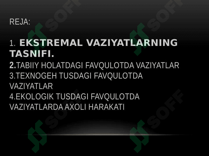 Ekstrimal vaziyat tushunchasi . favqulodda vaziyat inqirozli vaziyat 2