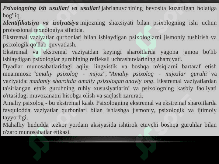 Ekstrimal vaziyat tushunchasi . favqulodda vaziyat inqirozli vaziyat 7