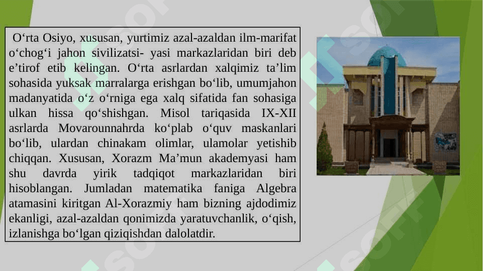 O‘zbekistonda oliy ta’lim sohasida olib borilgan islohotlar . 2