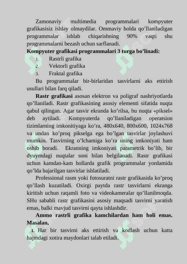 Grafikalarni ishlatish grafika chizish 5