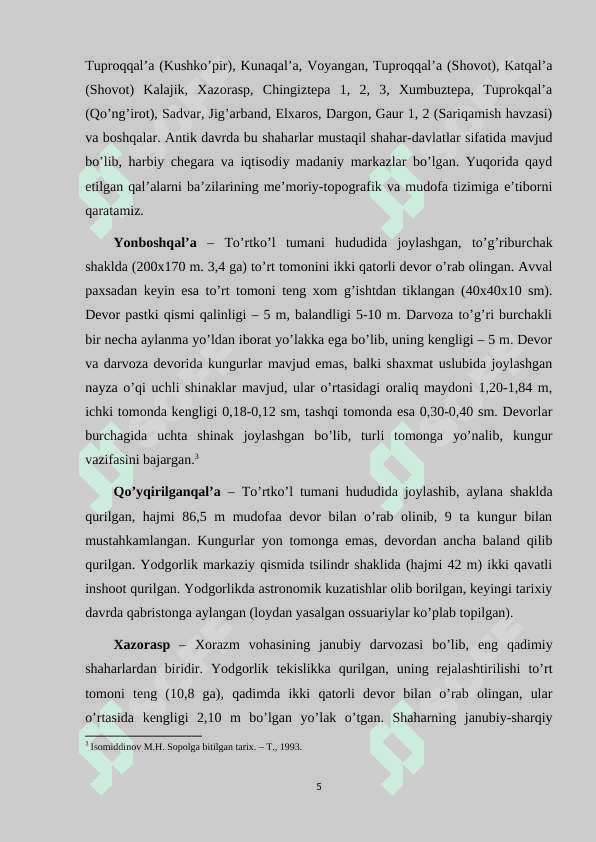 Arxeologik yodgorliklar va ularning turlari 5