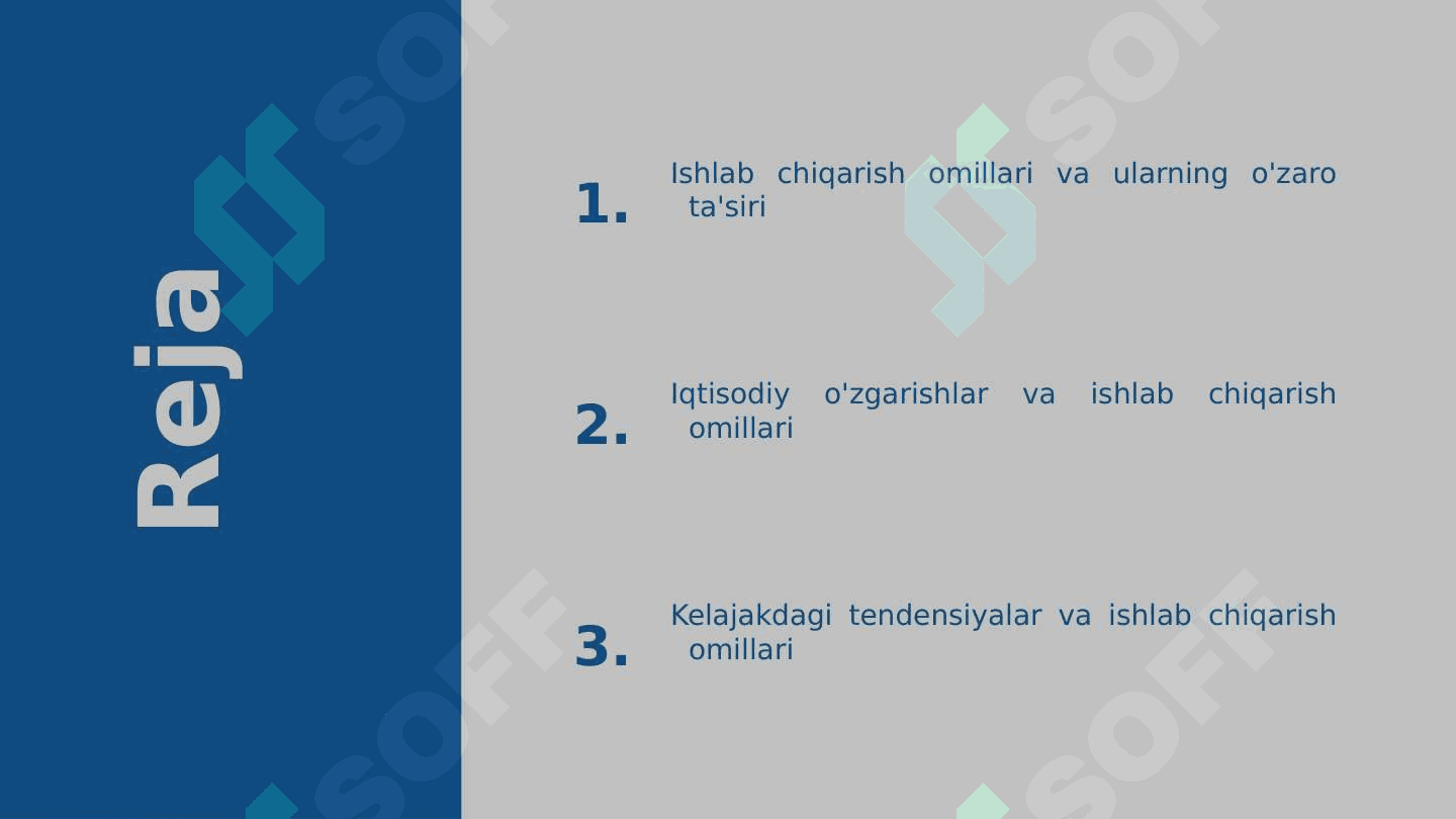 Ishlab chiqarish omillarining o‘zaro almashuvi 2