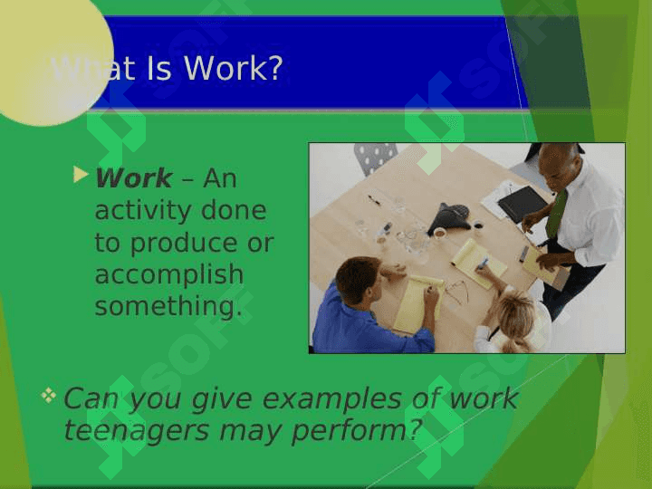 Work and Job 5