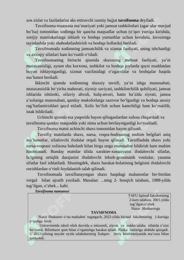 Ma’lumot-axborot hujjatlarining uslubiy xususiyatlari 4