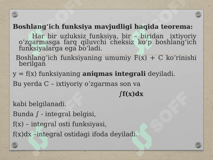 Aniqmas integral 3