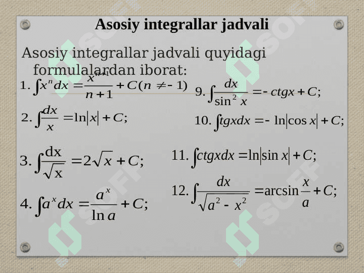 Aniqmas integral 4