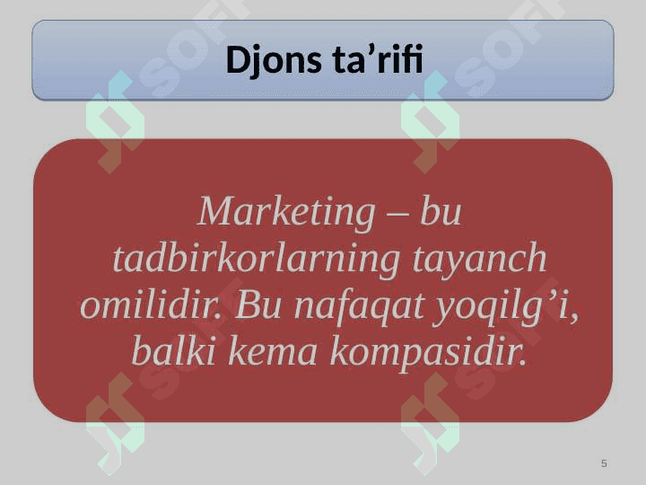 Marketingning ijtimoiy-iqtisodiy asoslari 5