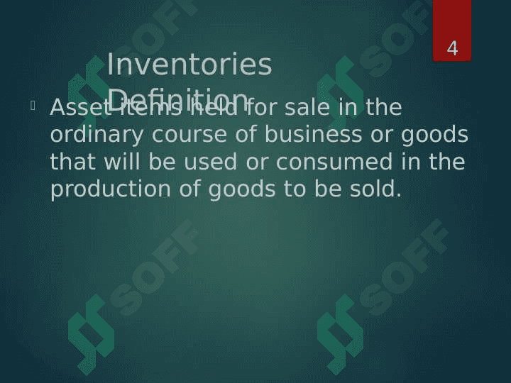 Sales of Costs 4