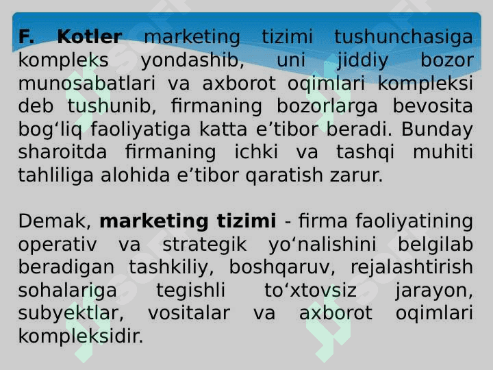 Marketing tizimi va sohasi 4