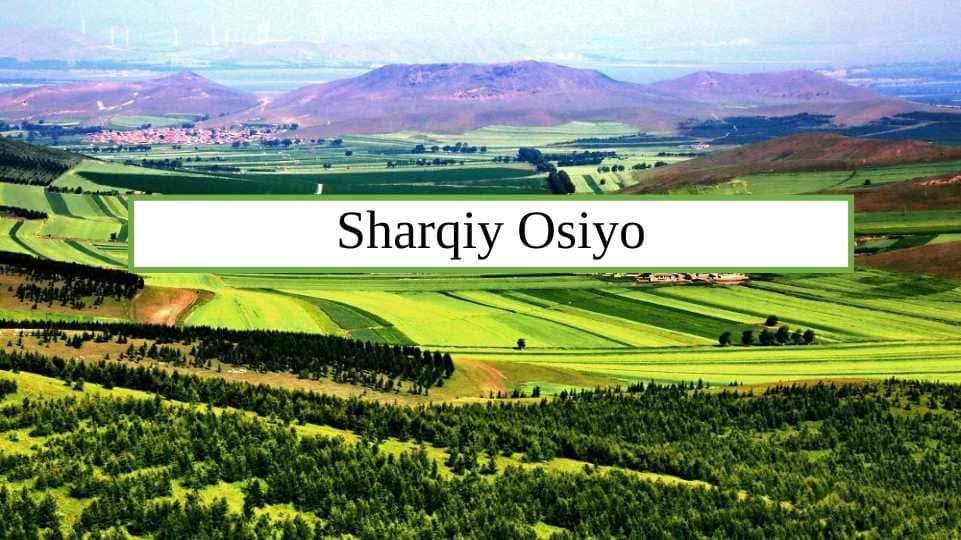 Sharqiy Osiyo 1