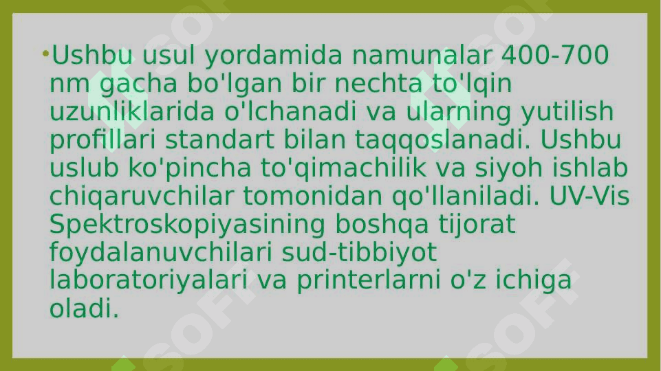 Havodagi og’ir metallarni uv-vis spektrofotometrda tekshirish 4