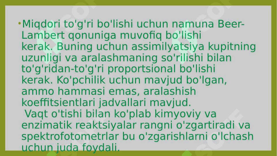 Havodagi og’ir metallarni uv-vis spektrofotometrda tekshirish 7