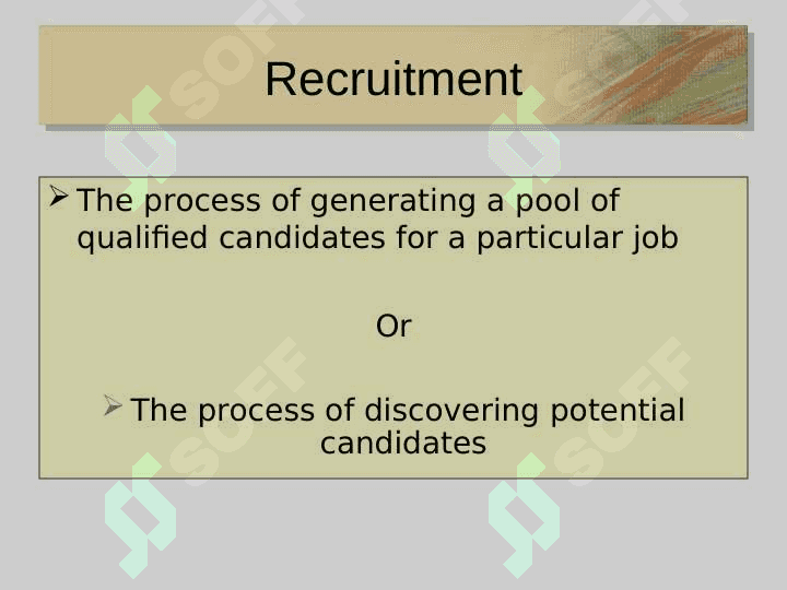 Recruitment and Selection 3