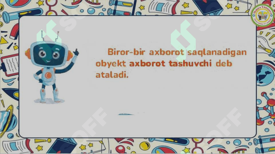 Axborot tashuvchilar 2-sinf 5