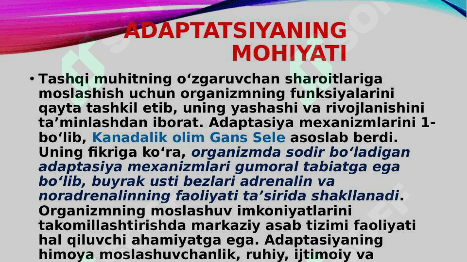 Hayot faoliyati xavfsizligining tibbiy biologik asoslari . Aqliy mehnat gigeniyasi 6