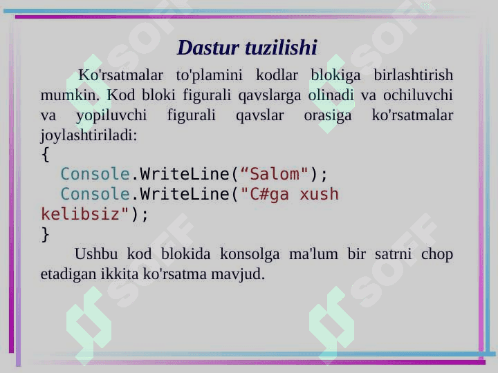 C# tilida dasturlash asoslari 3
