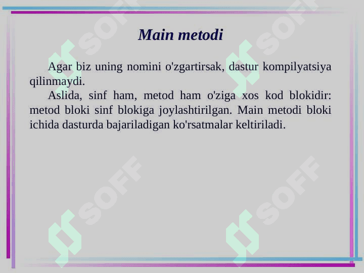 C# tilida dasturlash asoslari 6