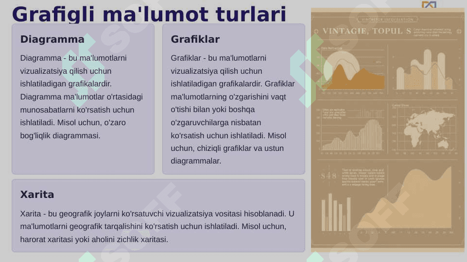 Ma’lumotlarni va Grafigli ma'lumotlarni tahlil qilish. 6