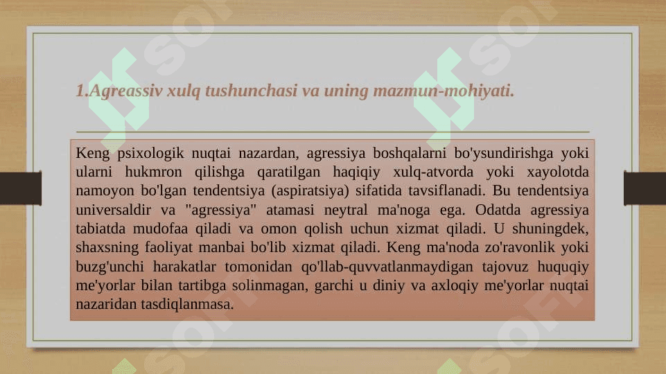 AGRESSIV XULQ. 4