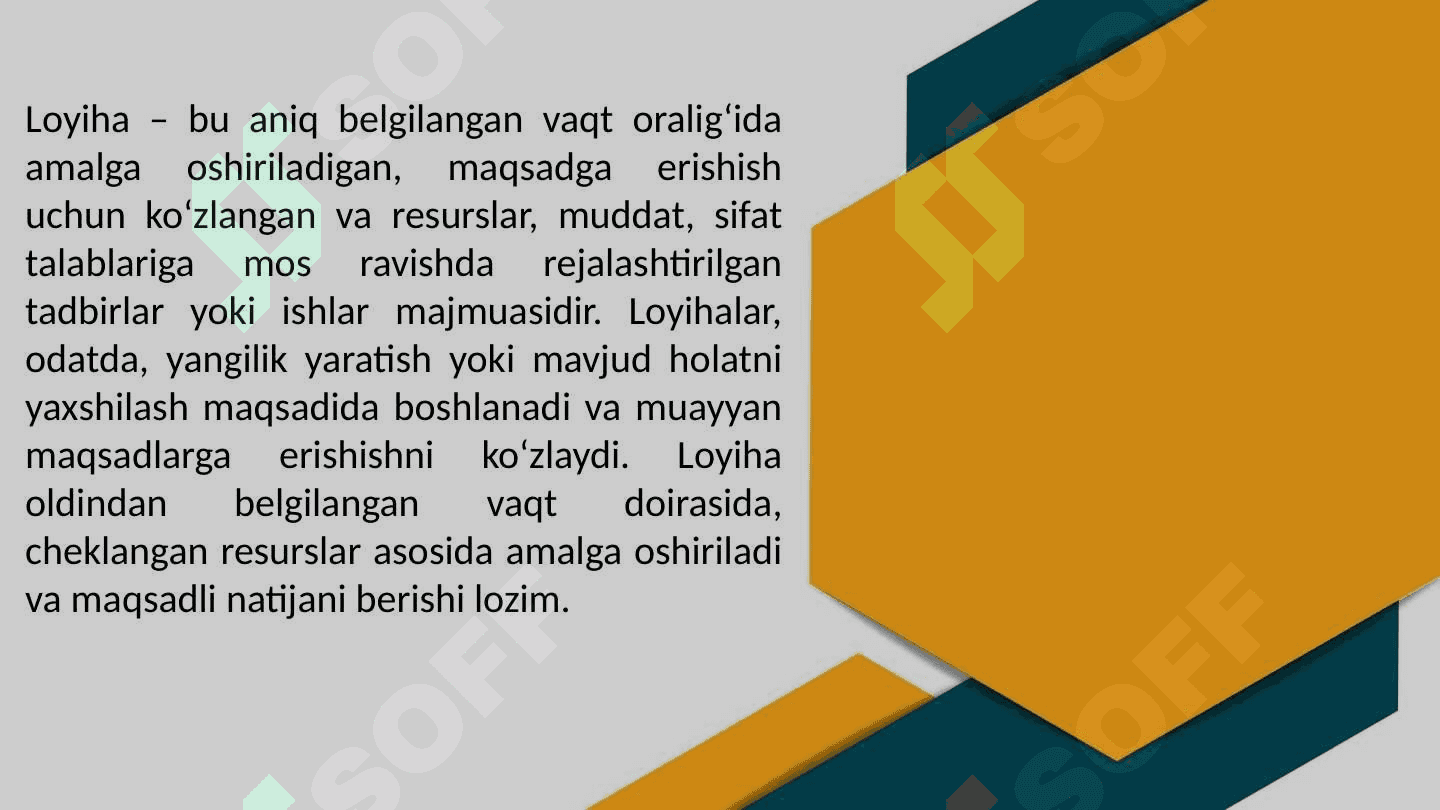 Loyihani baholash 3