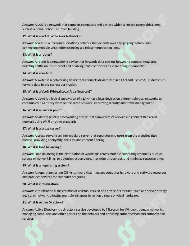 IT 100 qestions for interview 2