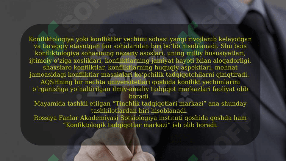 Konfliktning vazifalari va dinamikasi 8