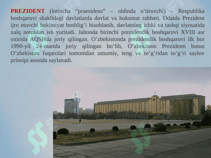 О‘ZBEKISTONDA HUQUQIY SIYOSIY ISLOHOTLARNING AMALGA OSHIRILISHI, DEMOKRATIK JAMIYATNI SHAKLLANTIRISH YО‘LIDAGI ISLOHOTLAR 3