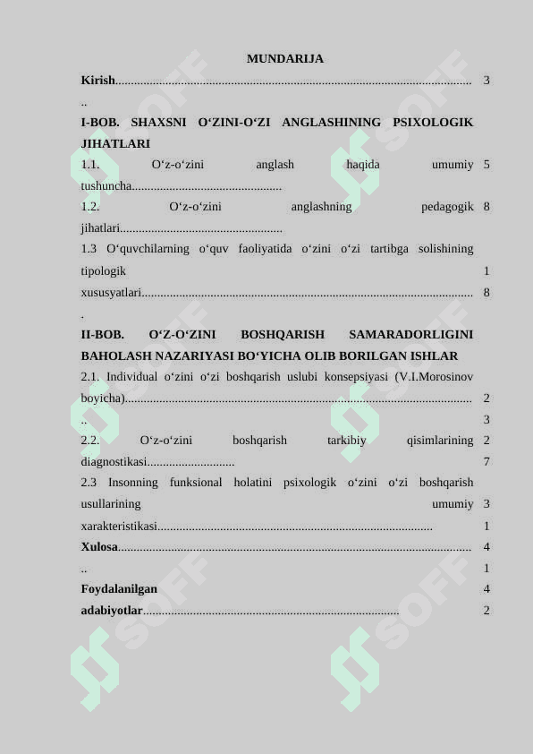 O'z-o'zini anglash psixodiagnostika ob'ekti sifatida 2