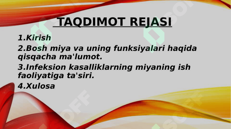 bosh miyaning infeksion kasalliklari 2