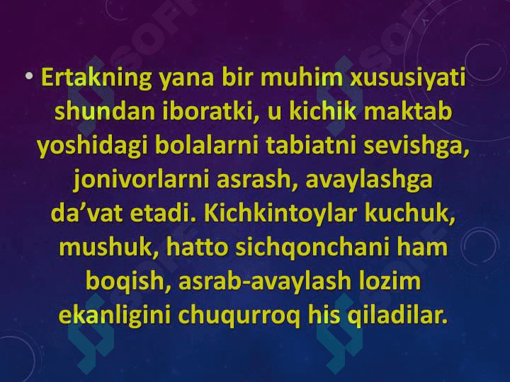 BOSHLANGʻICH SINFLARDA BADIIY ASARNI TAHLIL QILISH DARSLARI REJASI VA ISHLANMASINI TUZISH 4