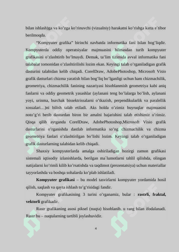 CorelDRAW dasturi 4