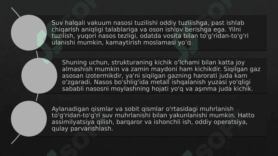 Suv halqali vakuum nasoslar 4