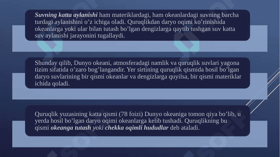 Tabiatda suvning aylanishi 3
