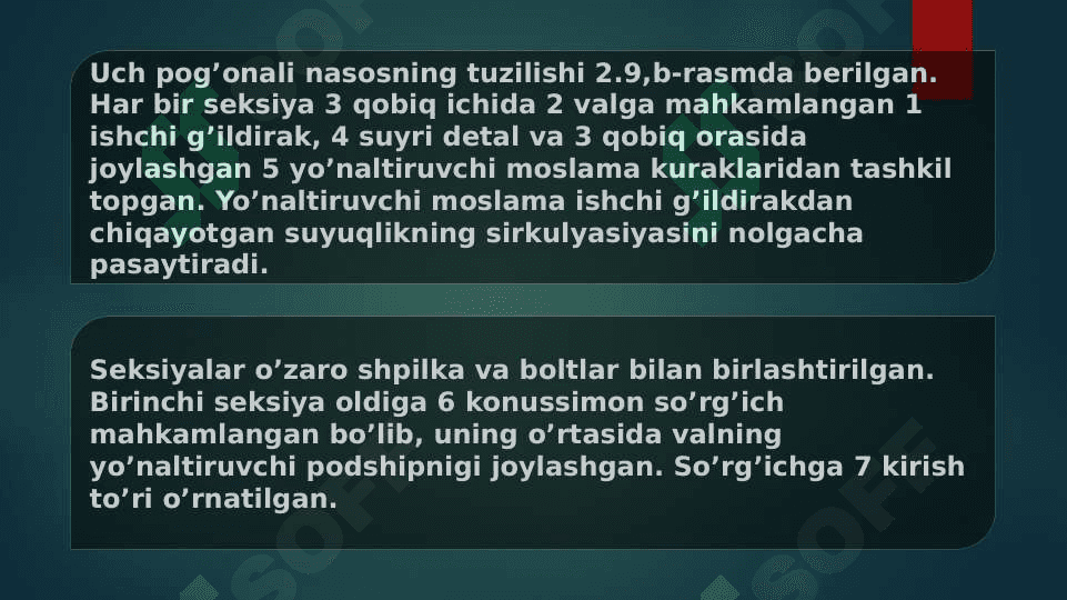 Transmission valli quduqli nasoslar 4