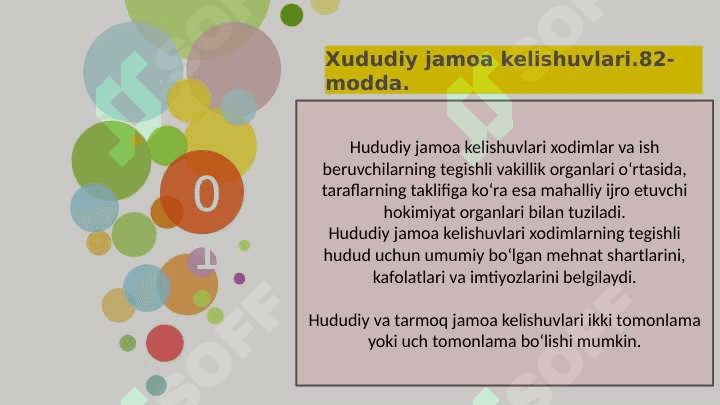 Mehnat huquqi. Jamoa kelishuvlari 4